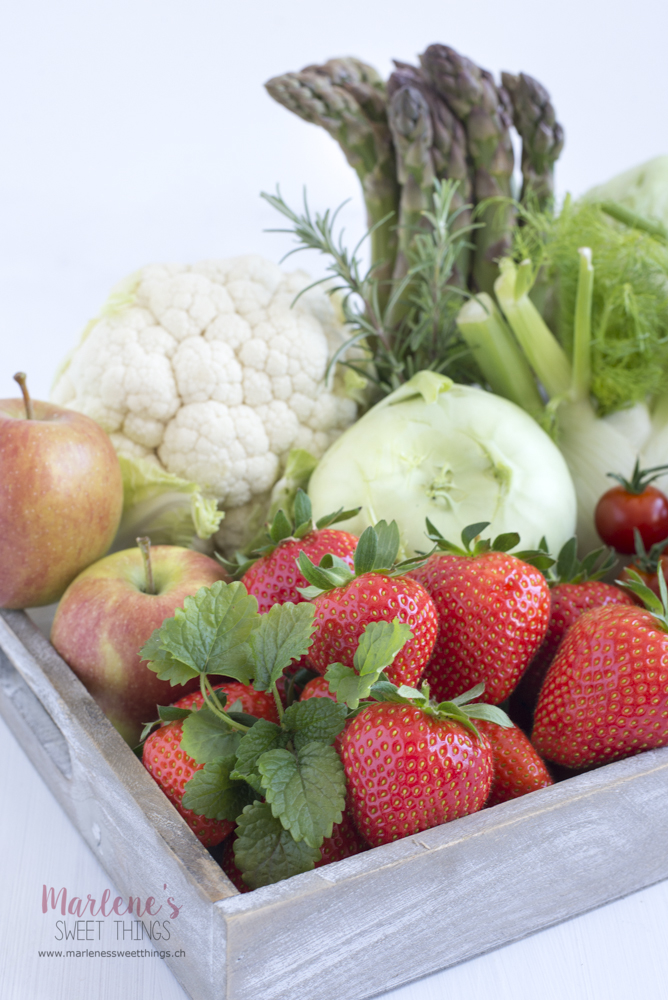 Gemüse und Früchte Saisonkalender Mai