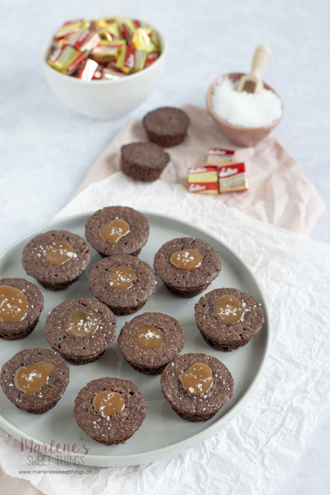 Caramel-Brownie-Muffins